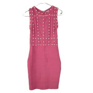 Fashion Nova Dress Size SMALL, Sleeveless, Burgandy, Mini Dress, Mesh Top